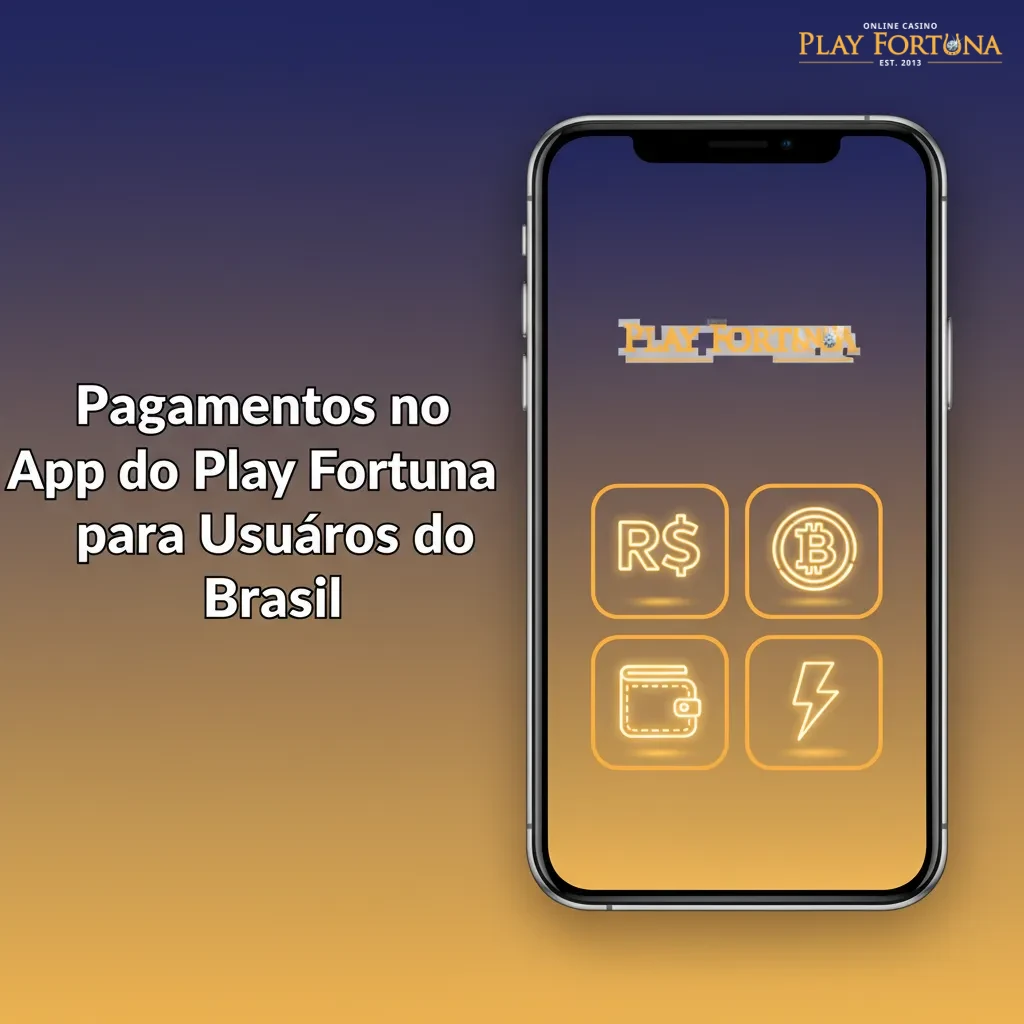 App Play Fortuna Brasil: Pix, cartões, boleto, e-wallets, cripto; depósitos na hora e saques em minutos pela carteira.