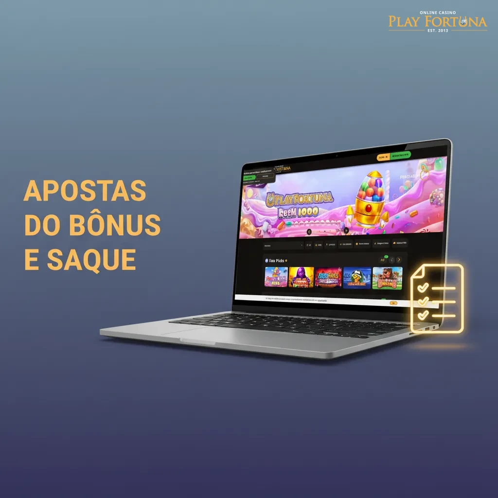 Infográfico sobre apostas de bônus e saque: conta de bônus, rollover 35x em R$100, contribuições, limite e prazo.