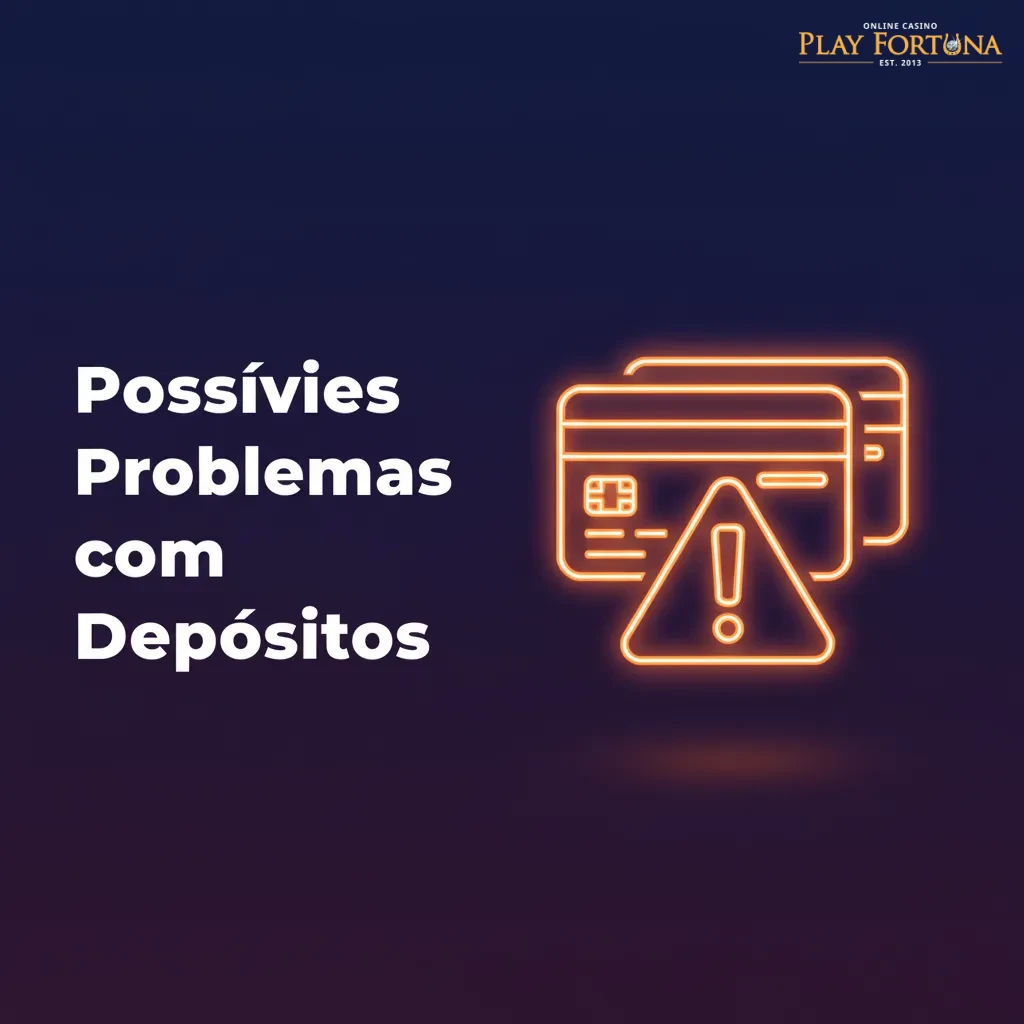Infográfico com possíveis problemas em depósitos: KYC pendente, limites do banco/Pix, titularidade, boleto, cripto.