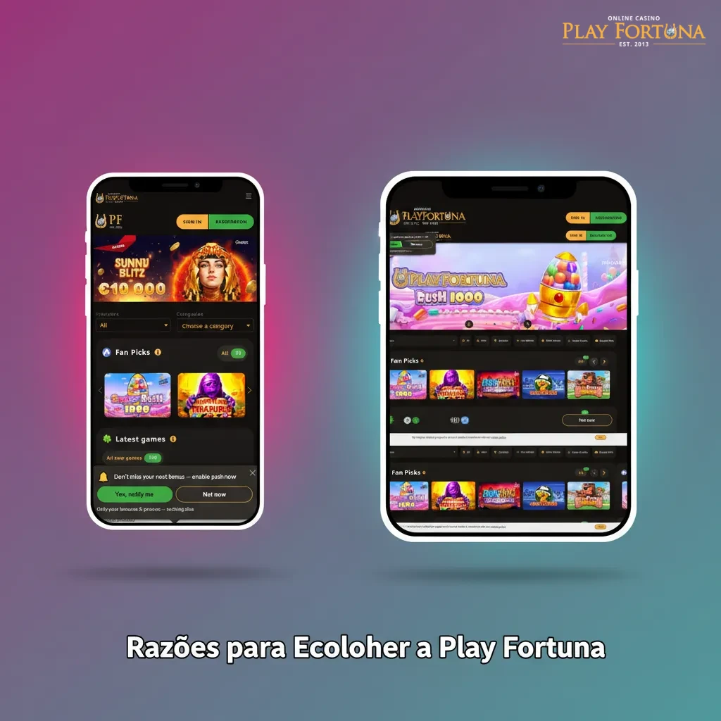 Razões para escolher a Play Fortuna: odds competitivas, Pix/Boleto, slots, suporte 24h e jogo responsável