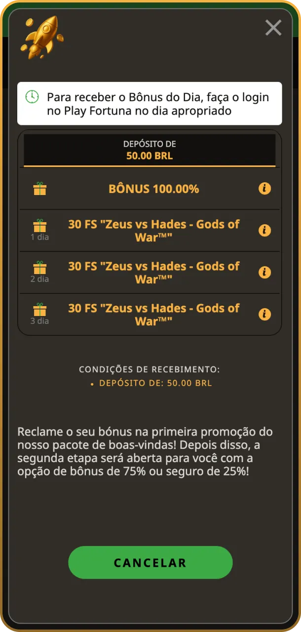 Leia e concorde com as regras da promoção para garantir que você está ciente dos requisitos.