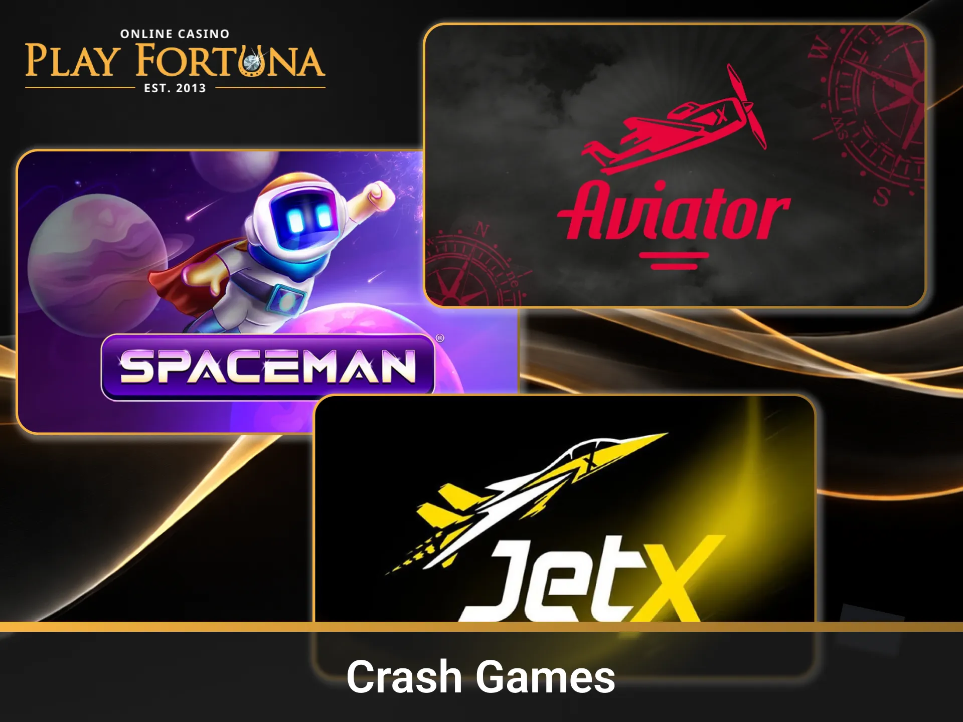 Ganhe prêmios rápidos nos Crash Games na página Main da Play Fortuna.